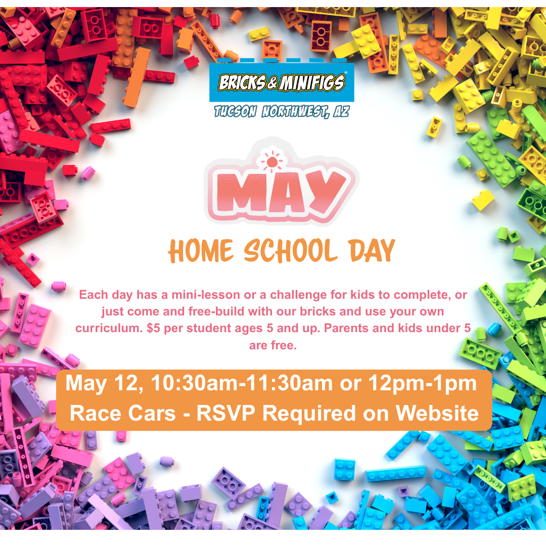 Home School Day - Race Cars - Bricks and Minifigs - Tucson Northwest