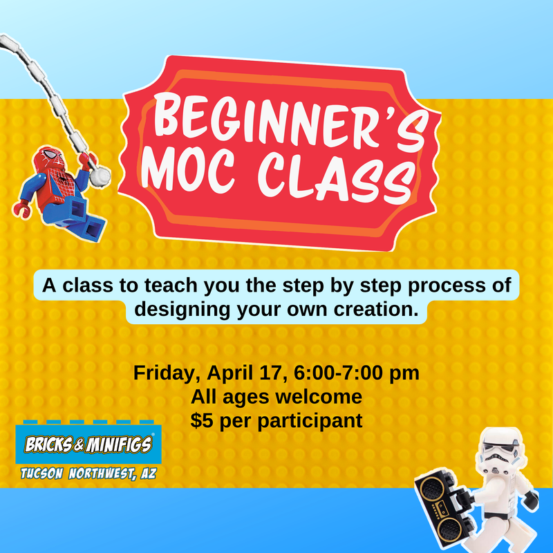 Beginners MOC (My Own Creation) Class