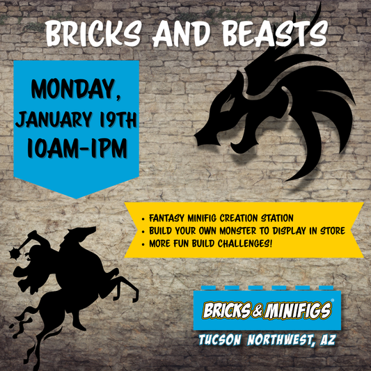 Bricks & Beasts Day — Mon, Jan 19, 2026