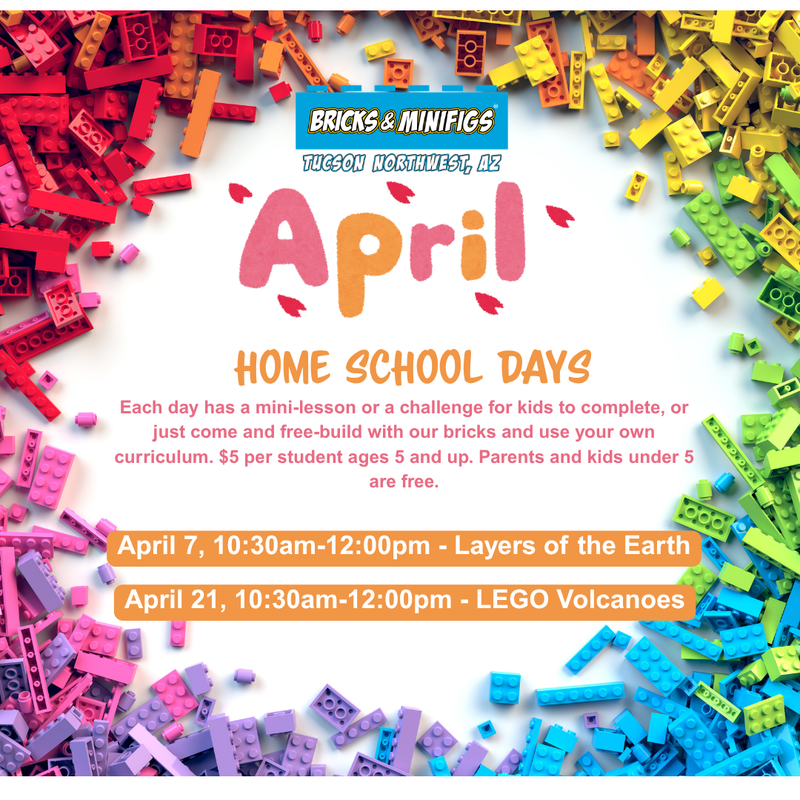 Home School Days — LEGO Volcanoes