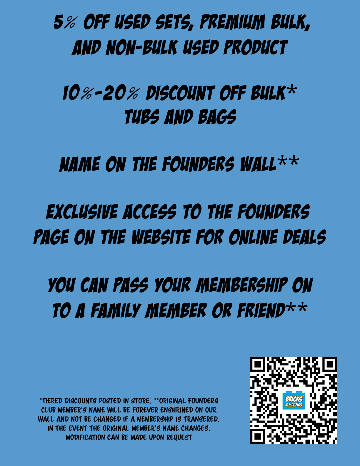 Founders Club - Bricks and Minifigs - Tucson Northwest